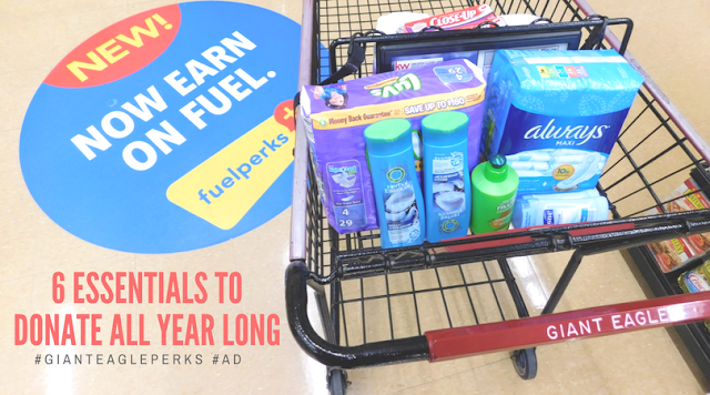 6 Essentials to Donate All Year Long #GiantEaglePerks #AD