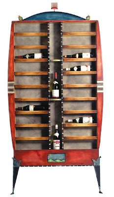 horseshoe wine rack plans