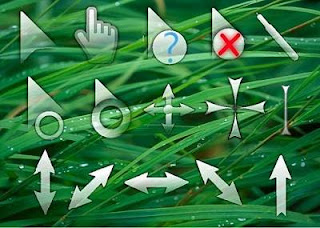 Glass Cursors Optimized 21 Cusor pack Untuk Windows Xp dan Windows 7