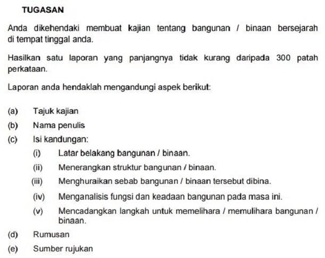 Contoh Folio Sejarah Tahun 4 - Job Seeker