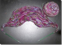 Sugared Violets Shawl
