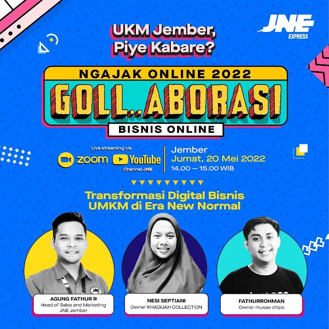 Goll..Aborasi Bisnis Online bersama JNE