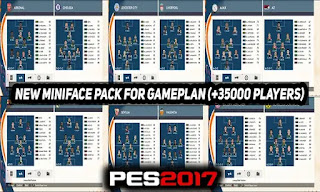 PES 2017 Gameplan Mini Face Pack Season 2023