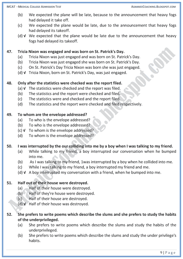 sentence-correction-english-mcat-preparation-notes