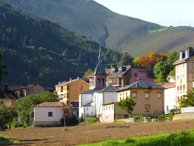 Pola de Allande. Iglesia de San Andrés. Grupo Ultramar Acuarelistas