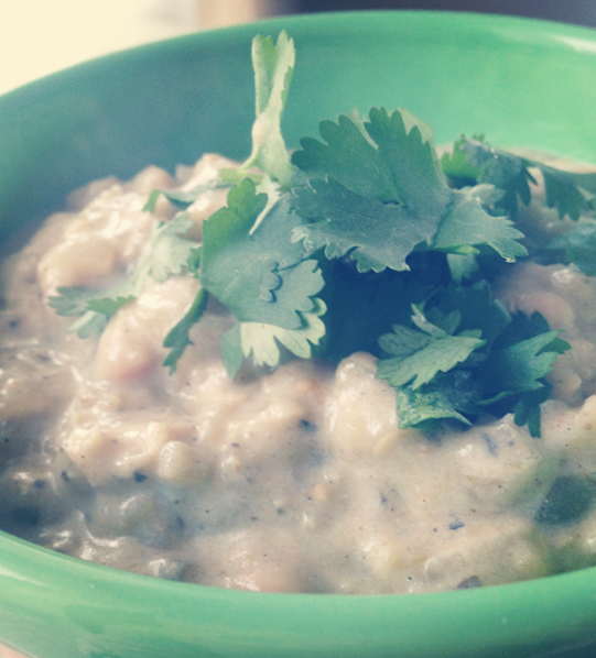 Green Chile Cream Cheese White Chicken Chili
