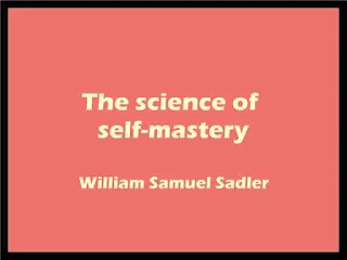 The science of self-mastery