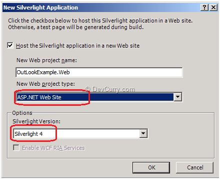 Silverlight project Type