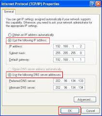 internet protocol properties