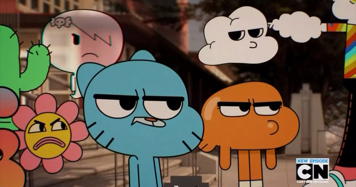 Shirtless Drawn Cartoon Boys: Shirtless Gumball Watterson in The Amazing  World of Gumball 3