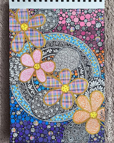 02-Flowers-on-patterns-Doodle-Drawings-Sylm-www-designstack-co