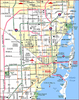 Metro Miami map