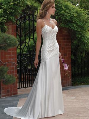 Strapless Wedding Gowns Elegant White Dresses
