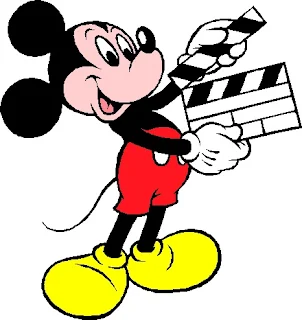 Mickey con claqueta de cine