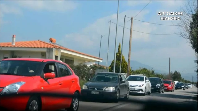 Ουρά χιλιομέτρων από αυτοκίνητα στο Ναύπλιο για το διήμερο της 25ης Μαρτίου