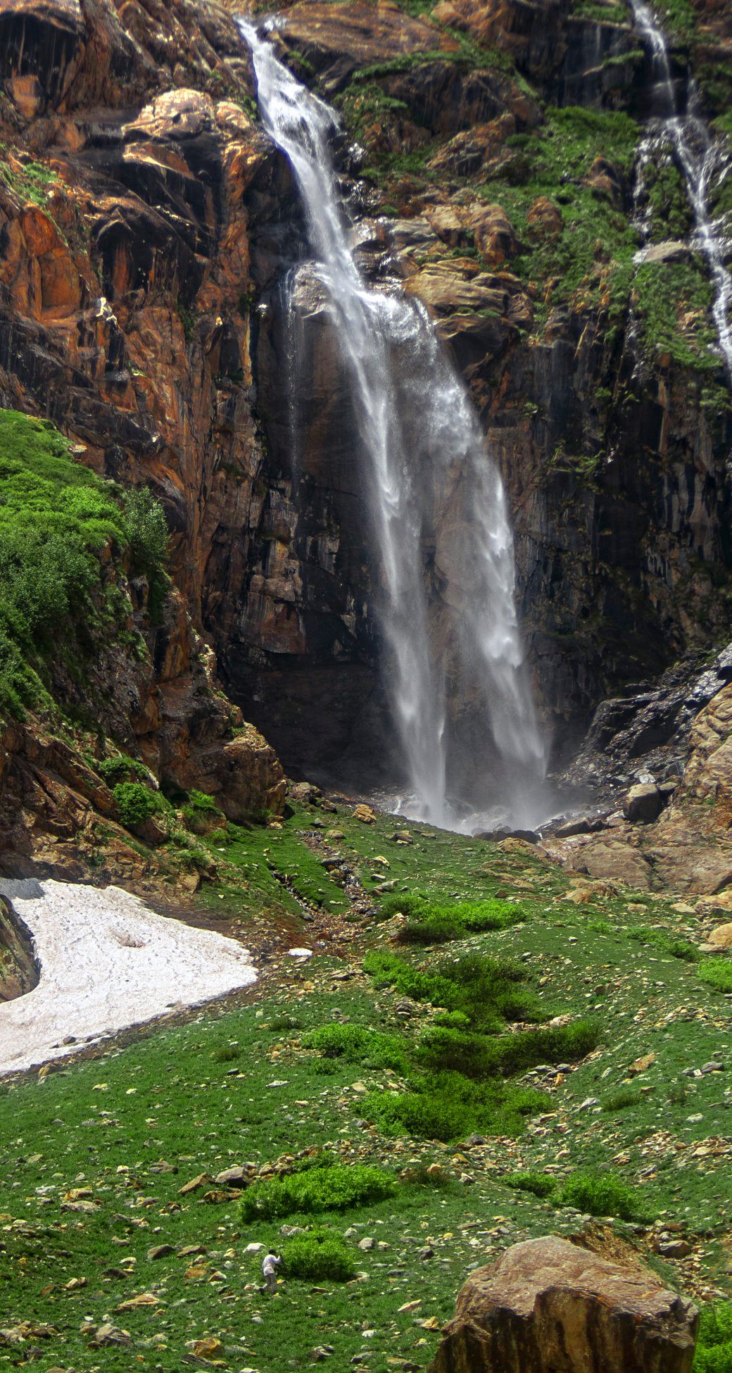 Kanali waterfall. Higest waterfall in Neelum valley. Lawat valley. series of 4 waterfalls one is biggest in the picture Kanali waterfall Lawat Neelum valley