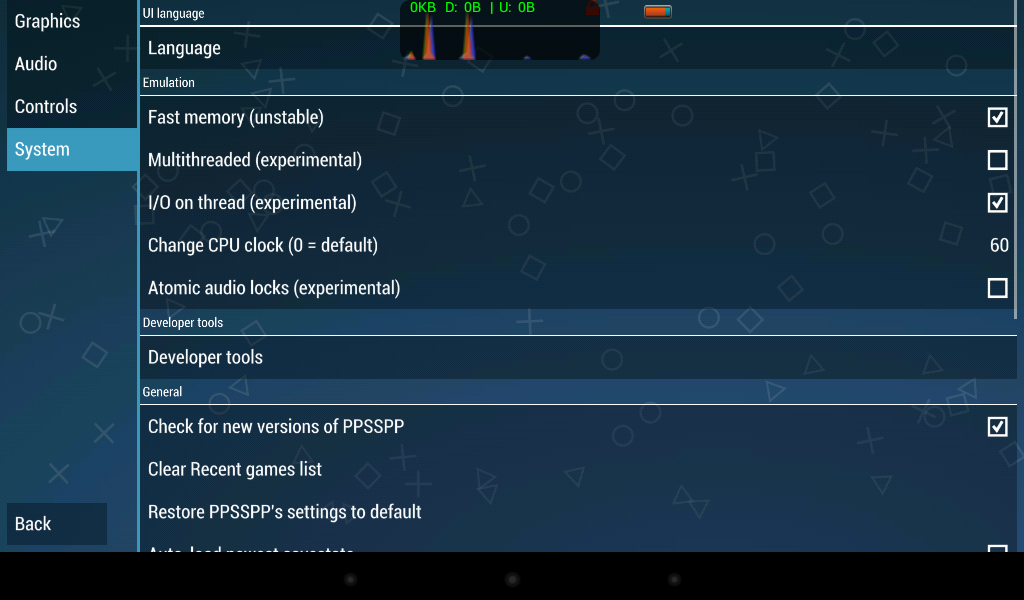 FOR GAMER: PPSSPP v0.9.6.2 best setting ideatab A1000-G ...