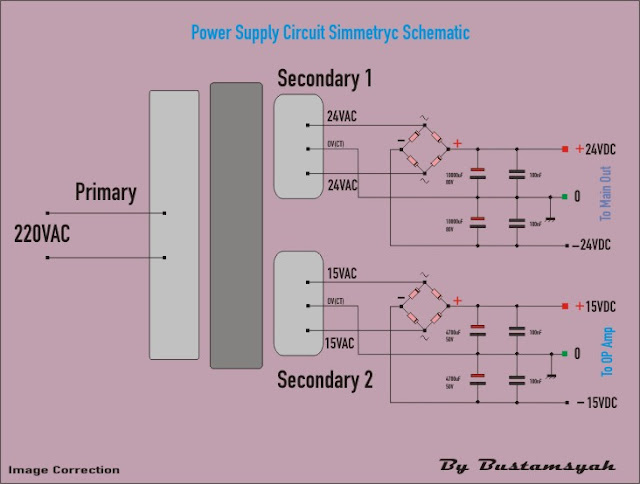 Power Supply Circuit-Big Power Supply Cicuit to the Power Amplifier.