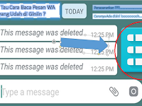 Cara Mengetahui Pesan WhatsApp Yang Sudah di Hapus