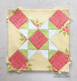 The Farmer's Wife Sampler Quilt (20's)  Block 21 Contrary Wife