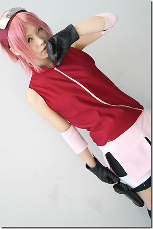 naruto: shippuden cosplay - haruno sakura