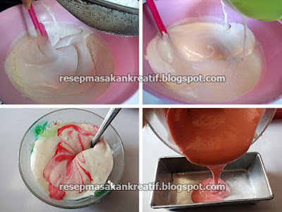  begini tips dan resep menciptakan bolu kukus pelangi santan yang lembut teksturnya dan yummy r Resep Bolu Kukus Pelangi Santan, Lembut Teksturnya Enak Rasanya