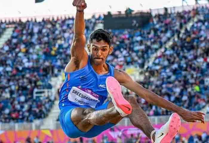Kerala long jumper Sreeshankar qualifies for 2024 Olympics after winning silver medal at Asian meet, Bangkok, News, Kerala Long Jumper Sreeshankar, 2024 Olympics Qualifies, Silver Medal, Asian Meet, Chie Minister, Pinarayi Vijayan, Congratulated,World