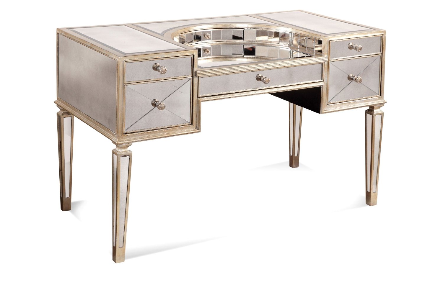 Mirrored Desk: Mirrored Vanity Desk