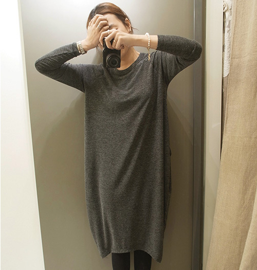 Basic Long Sleeve Dress