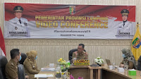 Rakor Penguatan Tim Penanggulangan Kemiskinan, Pemprov Lampung Bahas Program Bantuan Selama Pandemi Covid-19