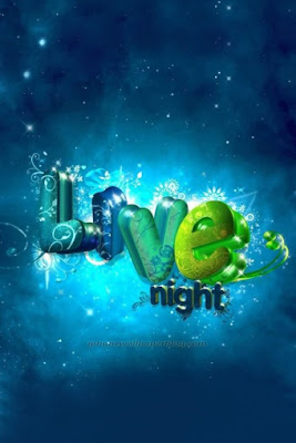 Love Night iPhone wallpapers,3D iphone wallpapers