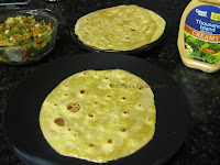 Vegetable Chapati roll 14