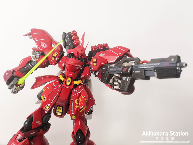 Review de Metal Structure MSN-04 Sazabi, Tamashii Nations.