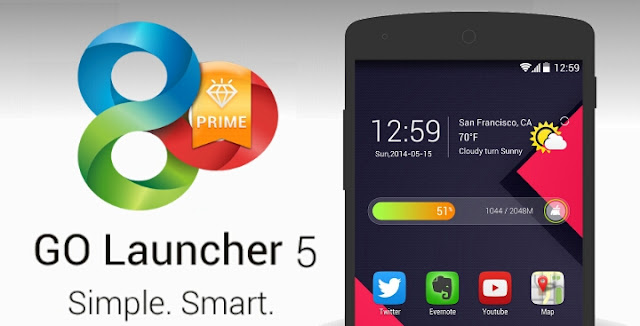  تطبيق GO Launcher Prime v3.17 النسخة المدفوعة للاندرويد مجانا logo
