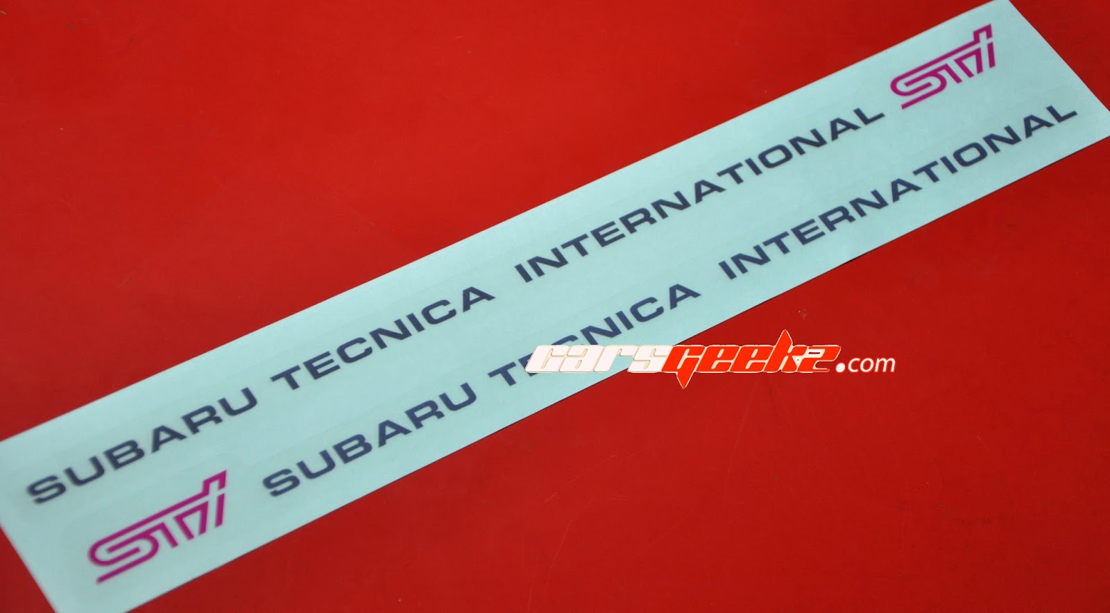 Subaru Tecnica International - STI Door Sticker OEM / decal / vinyl subaru