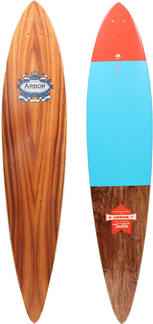 Arbor Timeless Pintail 46 Bamboo Longboard2