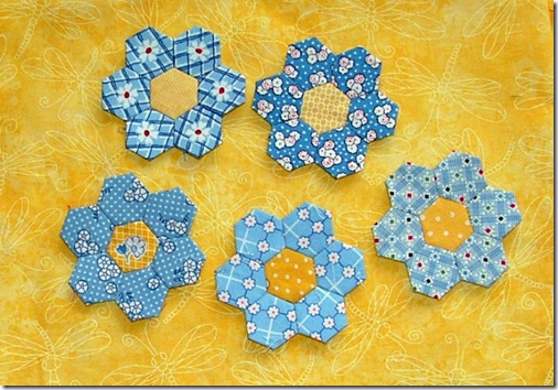 blue hexies