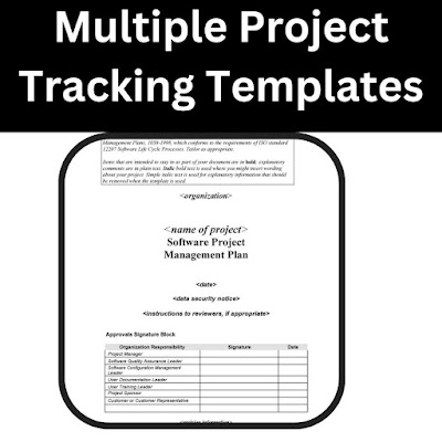 Multiple Project Tracking Templates