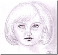 Anna - portret in creion - pencil portrait