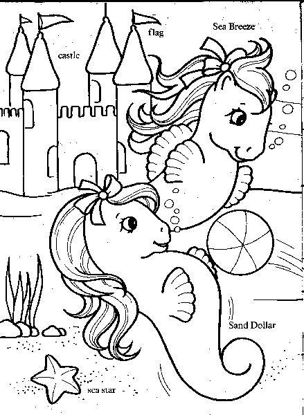 ponei imagini desene de colorat ~ Desene Imagini de colorat