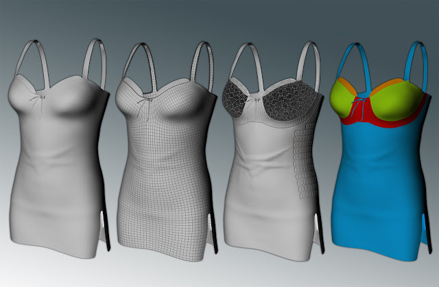 dForce Elegant Short Dress for Genesis 9