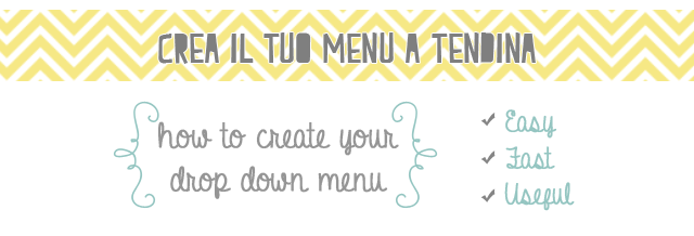 tutorial dropdown menu blogger - Simona S.