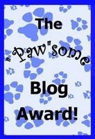 Paw'some award