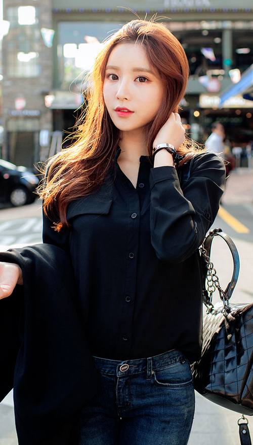 Mandarin Collar Blouse