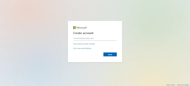 Create Account OneDrive