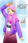 gambar kartun muslimah