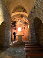 Vista interior de Sant Pere de Vallhonesta