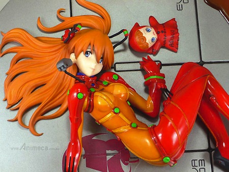 FIGURA ASUKA LANGLEY SHIKINAMI TEST SUIT Polystone Ver. EVANGELION 2.0 YOU CAN (NOT) ADVANCE