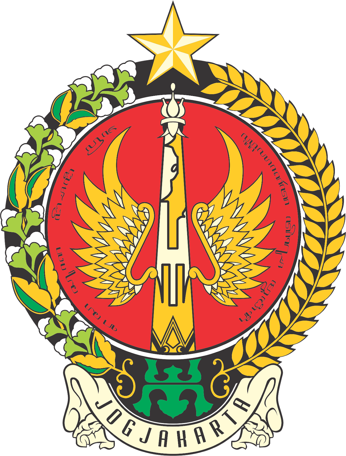 Free Vector Logo 5 Kabupaten Kota Yogyakarta (CDR & PNG) - TUTORiduan.com