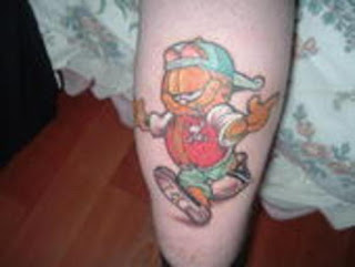 Garfield Tattoo Ideas - Garfield Tattoo Design Photo Gallery